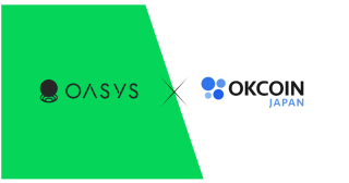 Oasys、OKCoinJapanへの上場が決定。国内3取引所目の上場へ