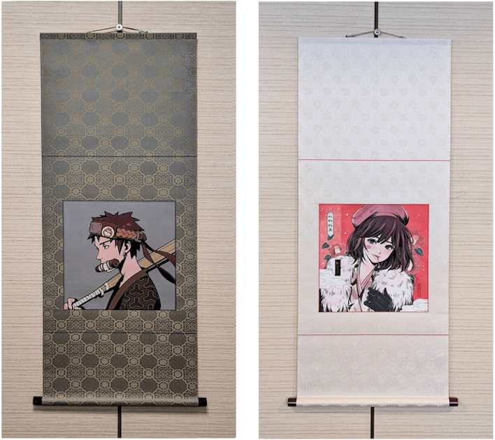 表具師の井上雅博氏が 人気NFTシリーズ「Azuki」のNFTホルダーのPFPを軸装