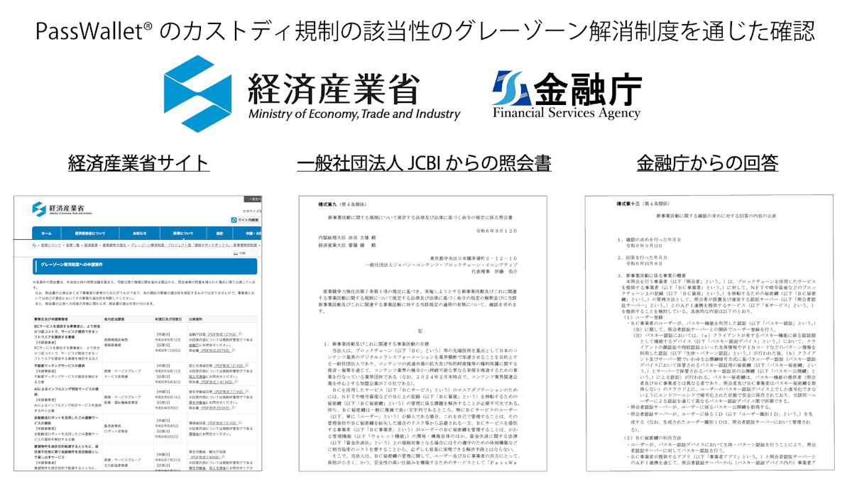 金融庁からカストディ規制非適用回答を得たパスキーを使った企業向け生体認証ウォレット開発支援ASPサービスの無償提供の開始 | ページ 3