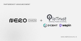 NERO Chain、グローバルで79万人のユーザーを持つブロックチェーンウォレットのIoTrust Co., Ltdとのパートナーシップを発表