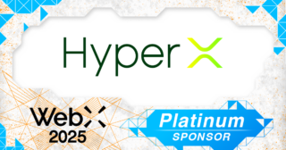 HyperX、グローバルweb3カンファレンス「WebX」のプラチナスポンサーに決定
