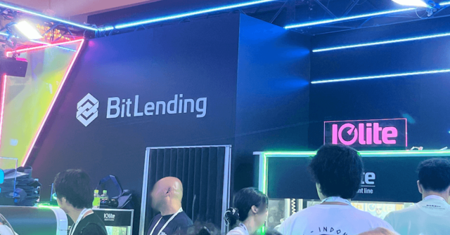 Iolite・BitLendingブースの様子