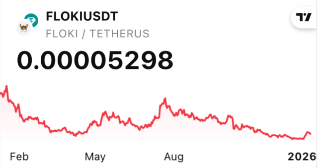 Floki価格チャート