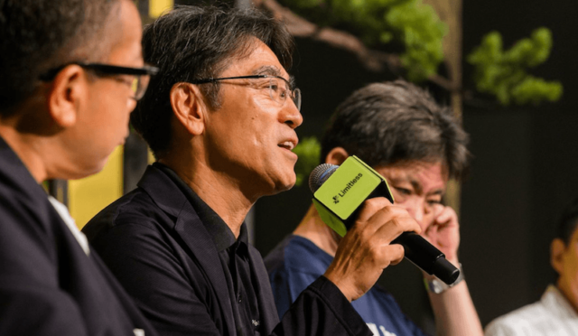 松田一敬氏が話す様子