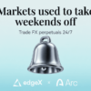 CircleとedgeX、提携を深化——Arc上のオンチェーンFXおよびグローバル資産市場を共同で拡大