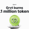 GRVTトークン発行体、初のバイバックで110万GRVTをバーン、プラットフォーム刷新に先立ち実施