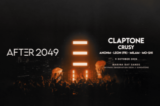 AFTER 2049、シンガポールグランプリ週末の幕開けを飾るヘッドライナーとしてClaptoneとCrusyの出演を発表